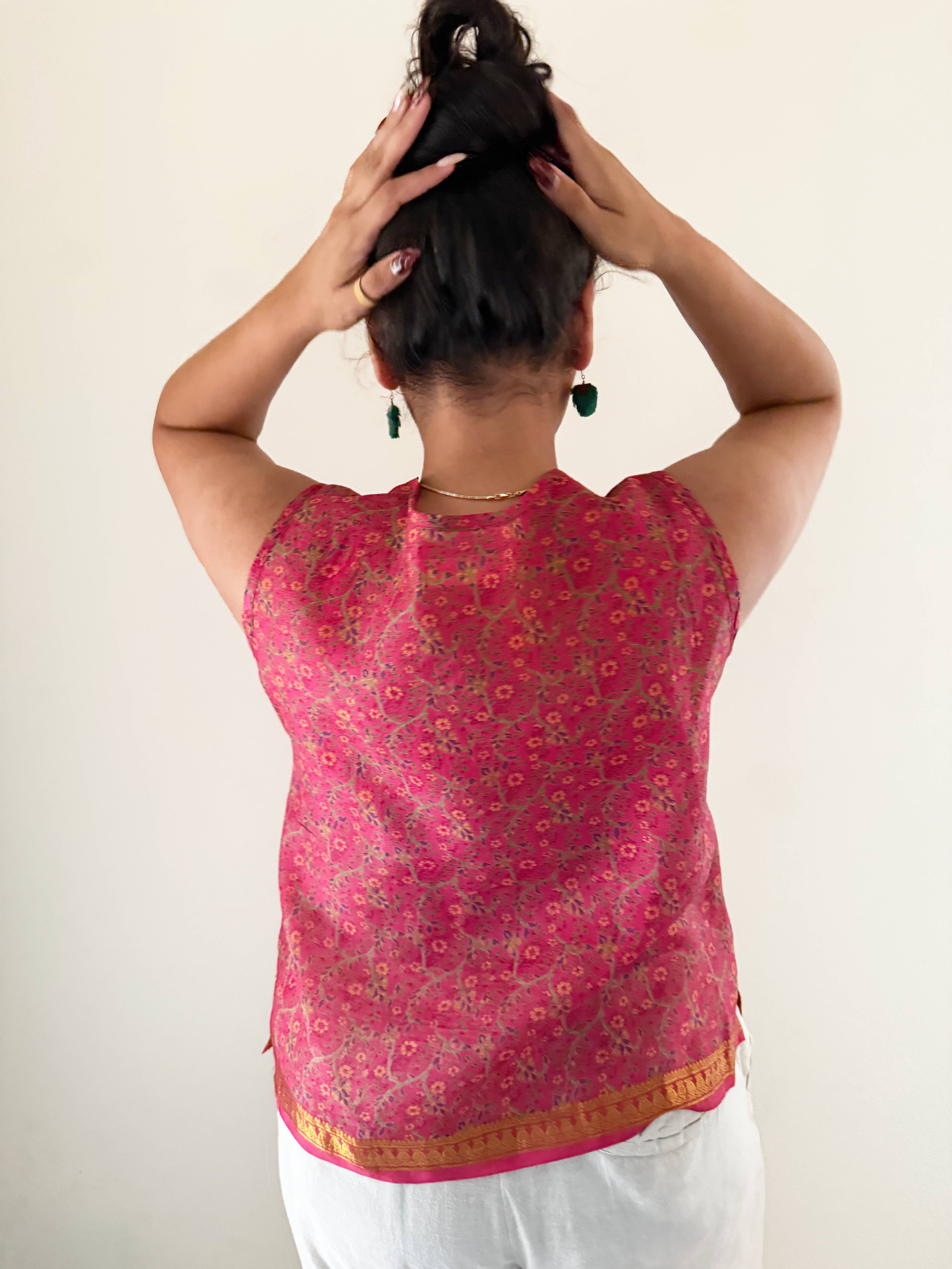 The Kahaani Top in Gulabi Baagh